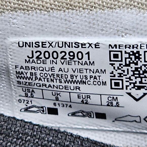 MERRELL Jungle Moc Eco Hemp J2002901 Shoes Unisex Men's Size 8.5 Womens 10.5 - Picture 11 of 12